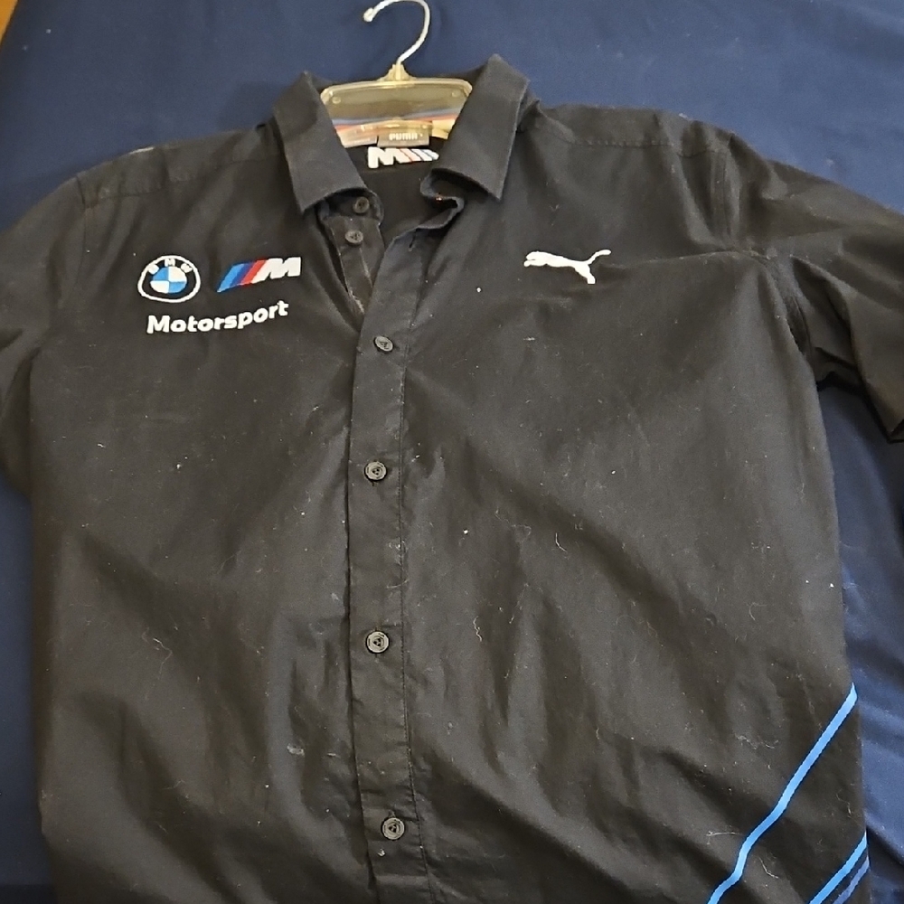 Puma Black Motorsport Dress Shirt